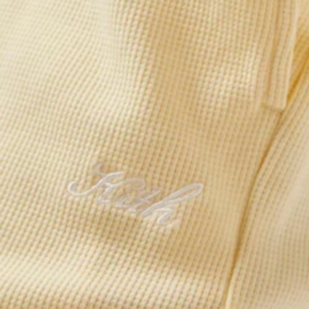 Kith Waffle Knit Chelsea Sweatpants In Butter Yellow - Picture 7 of 7